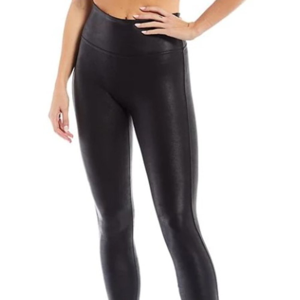 Spanx Vegan-Leather Leggings